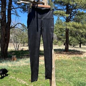 Spanx - Faux Leather Leggings - Black - Medium